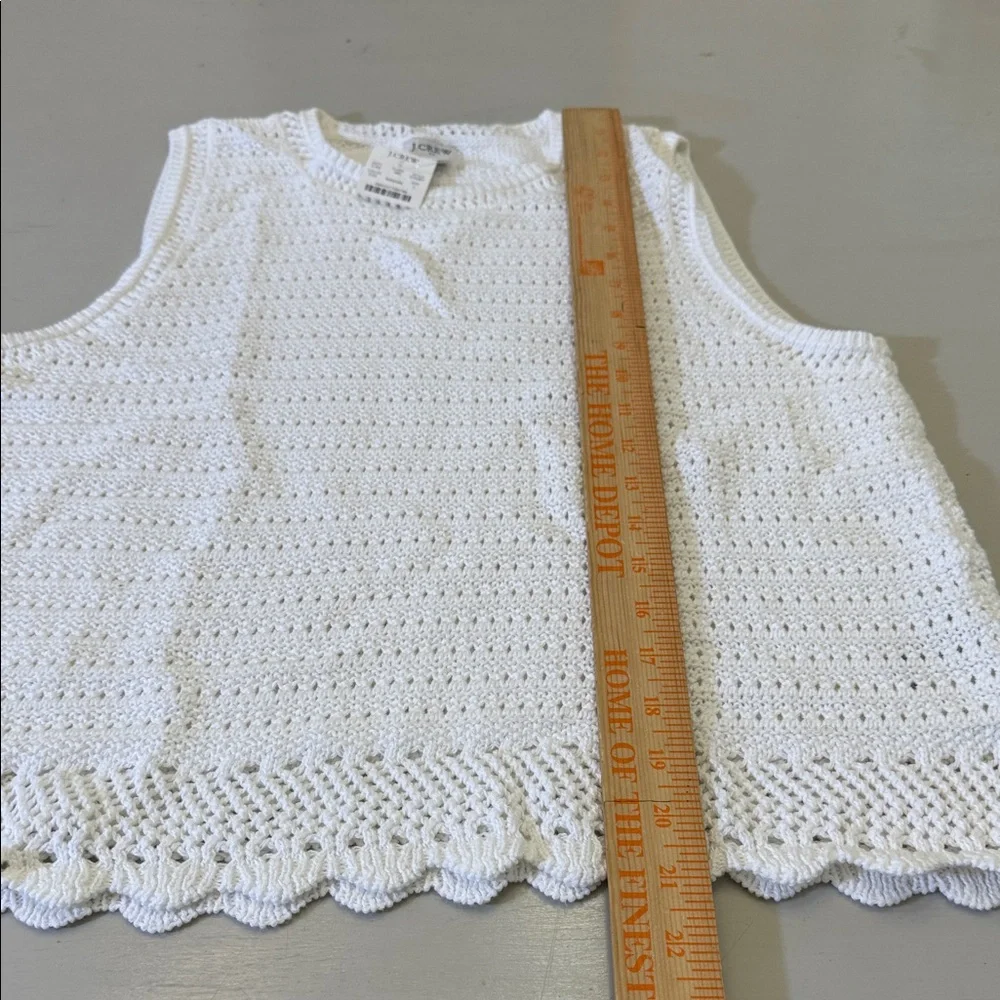 J. Crew Crochet sweater-tank Size Large - Picture 5 of 9